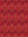 Seamless pattern with winter holidays attributes on the red background ÃÅ¾ÃÂÃÂ½ÃÂ¾ÃÂ²ÃÂ½Ãâ¹ÃÂµ RGB